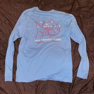 Southern Tide Football Tee